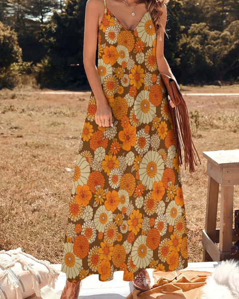 Robe bohème année 70