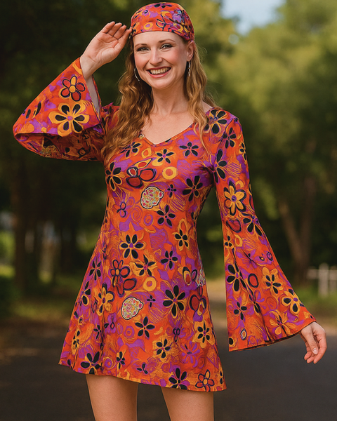 Robe hippie bohème vintage