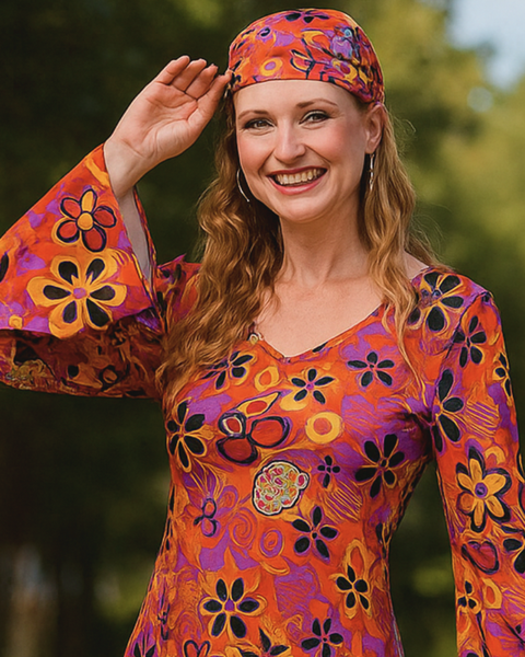 Robe hippie bohème vintage