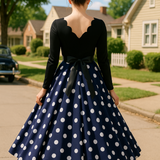 Robe courte vintage pin up