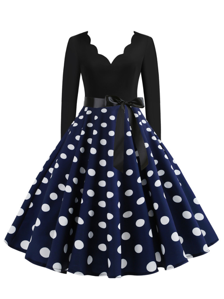 Robe courte vintage pin up