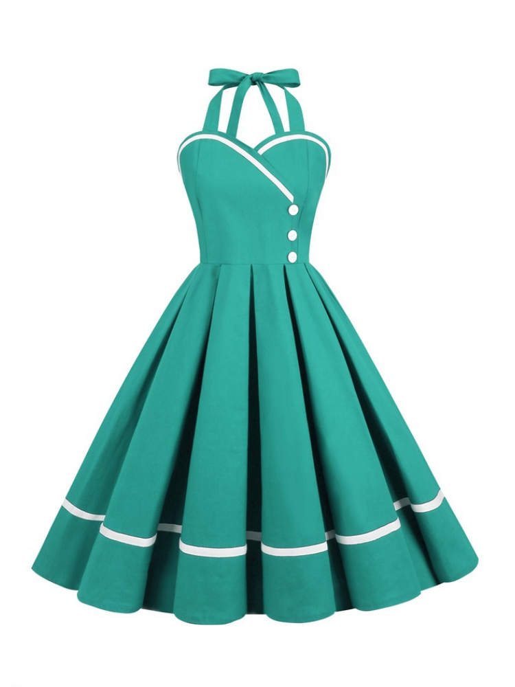 Robe trapèze vintage années 1950