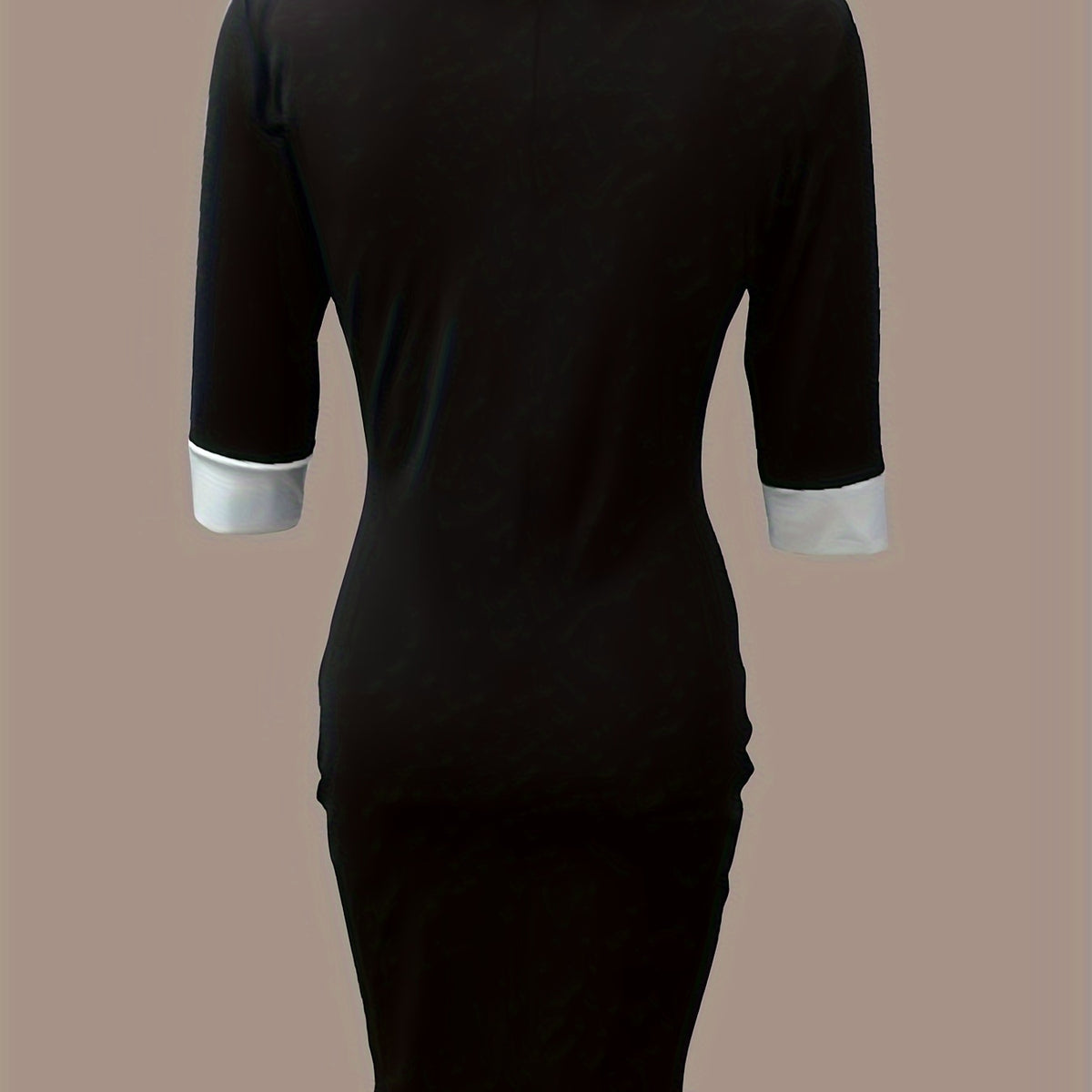 Robe style vintage noire années 60