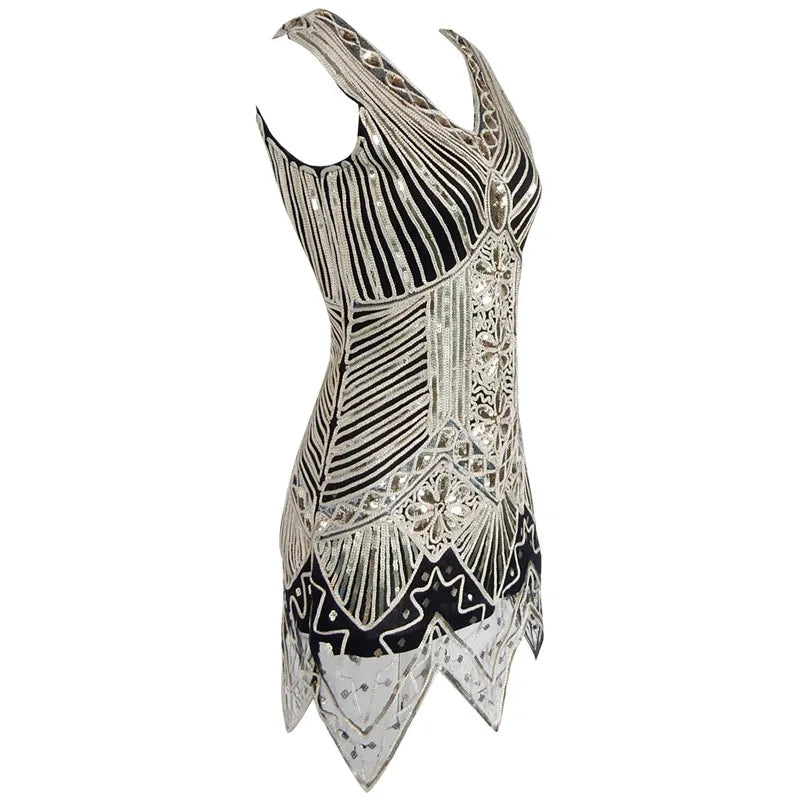 Robe Gatsby vintage courte 20s