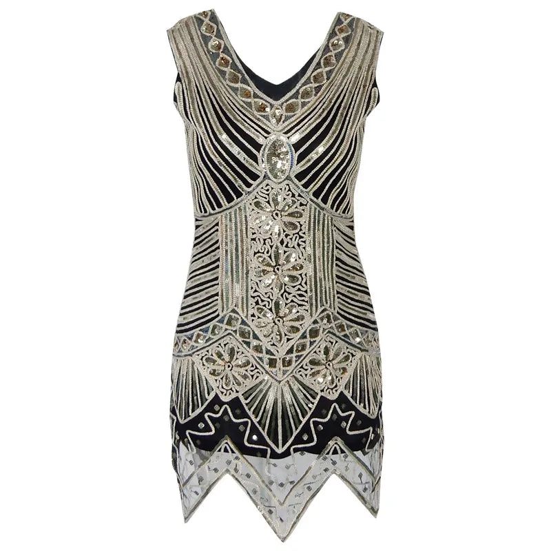 Robe Gatsby vintage courte 20s