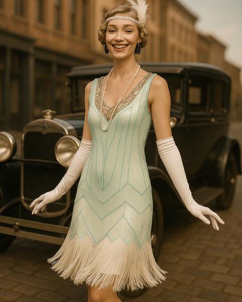 Robe Gatsby demoiselle d'honneur vintage