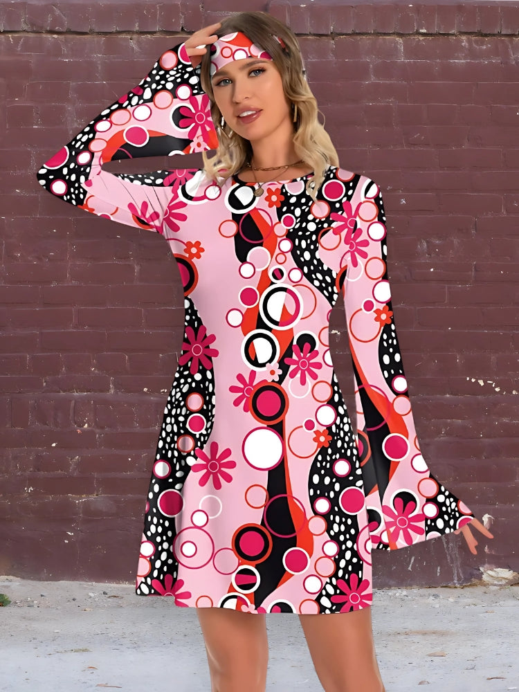 Robe fleurie vintage peace & love