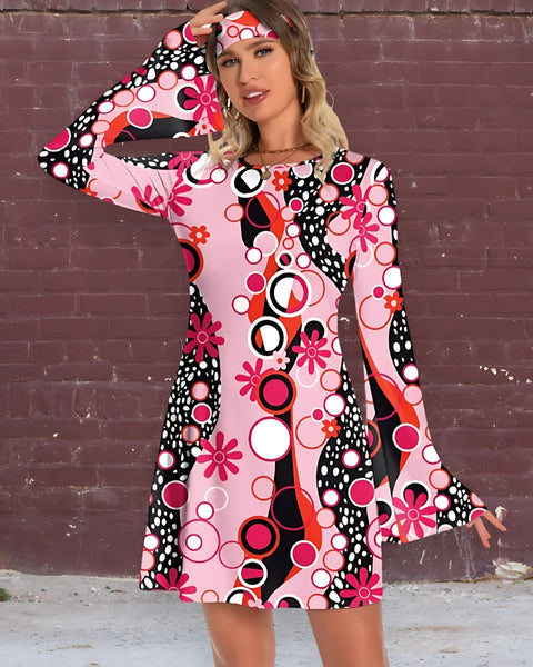 Robe fleurie vintage peace & love
