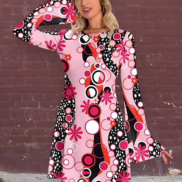 Robe fleurie vintage peace & love