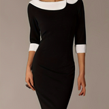 Robe style vintage noire années 60