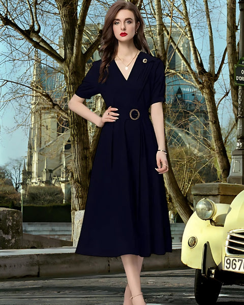 Robe vintage élégante années 40