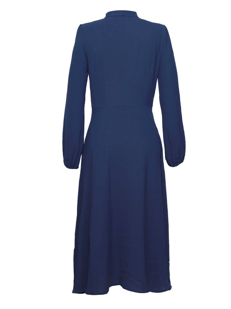 Robe bleu marine longue année 70