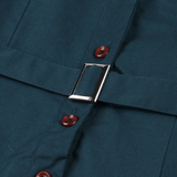 Robe bleu vintage années 40
