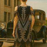 Robe vintage chic années 20