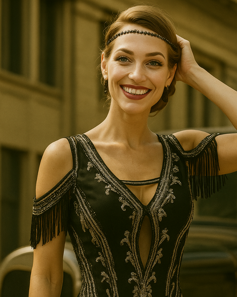 Robe vintage chic années 20