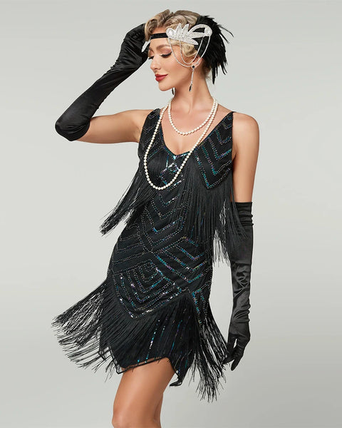 Robe de soirée vintage années 1920