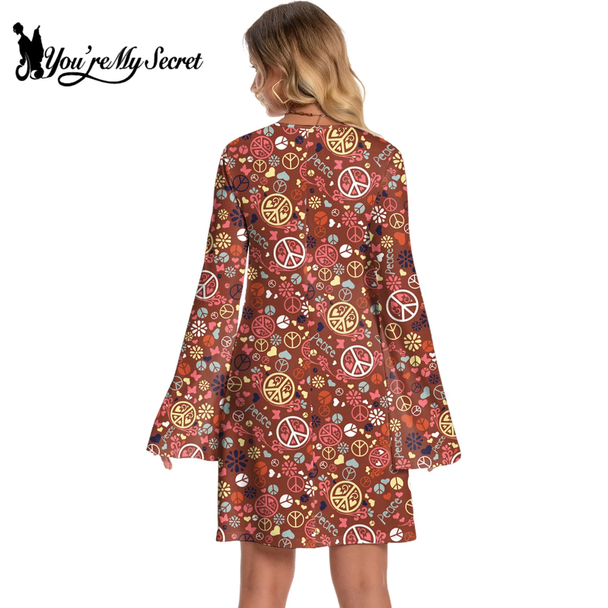 Robe fleurie vintage peace & love