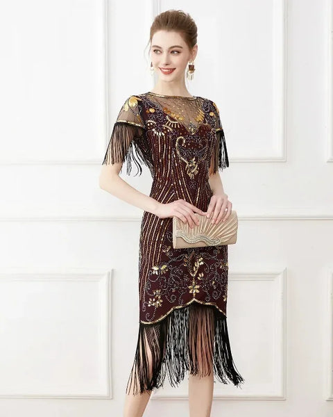 Robe à frange année 20